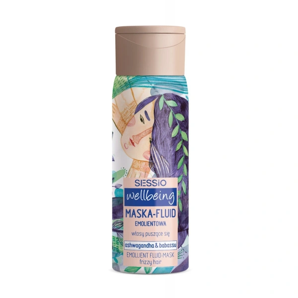 SESSIO Wellbeing Maska - fluid emolientowa do włosów Ashwagandha & Babassu 300 ml