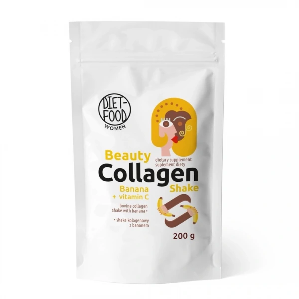 Shake kolagenowy z witaminą c i bananem 200 g - diet food