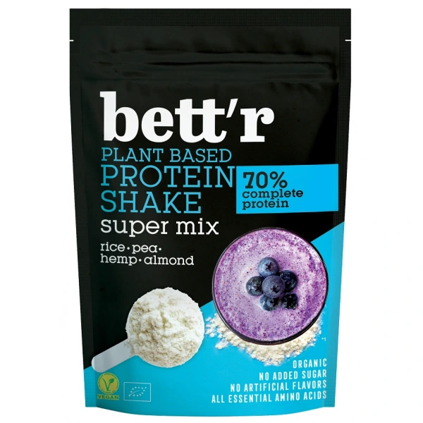 Shake proteinowy bez dodatku cukrów bio 500 g - bett'r