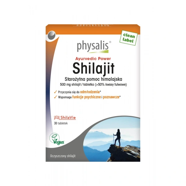 Shilajit 30 tabletek - physalis
