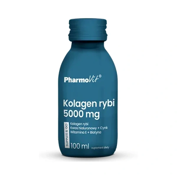 Shot kolagen rybi (5000 mg) bezglutenowy 100 ml - pharmovit