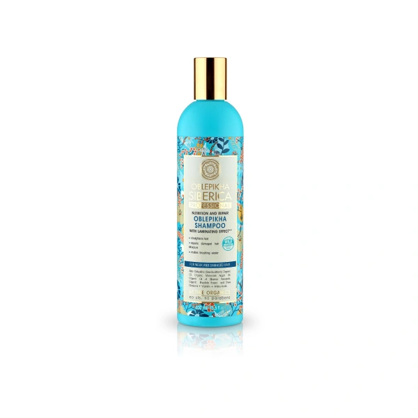 Siberica Oblepikha Professional Szampon z efektem laminowania - włosy słabe i zniszczone  400ml
