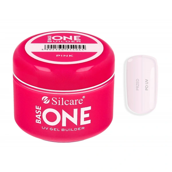 Silcare Base One UV Gel Żel budujący Pink 50g