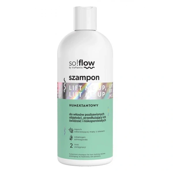 SO!FLOW Humektantowy szampon do włosów pozbawionych objętości, przedłużający ich świeżość 300 ml