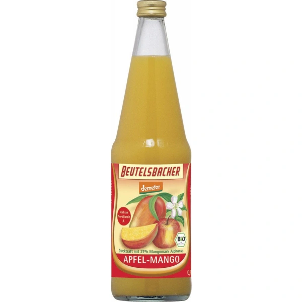 Sok jabłko - mango nfc demeter bio 700 ml - beutelsbacher