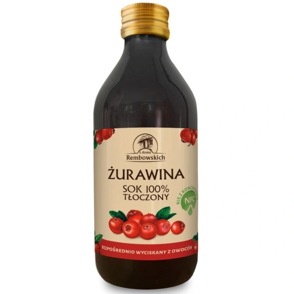 Sok z żurawiny nfc 250 ml - rembowscy