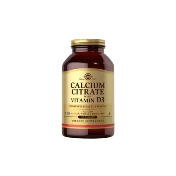 SOLGAR Calcium Citrate with Vitamin D3 (120 tabs)