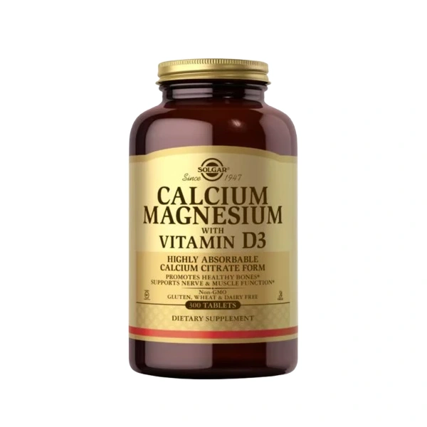 SOLGAR Calcium, Magnesium with Vitamin D3 (300 tabs)