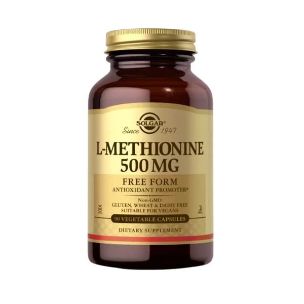 SOLGAR L-Methionine 500 mg (90 caps.)