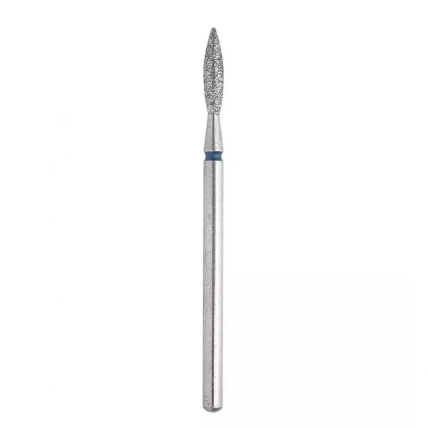 STALEKS Frez do paznokci - diamentowy płomyk 2.3/10mm (niebieski) 1szt