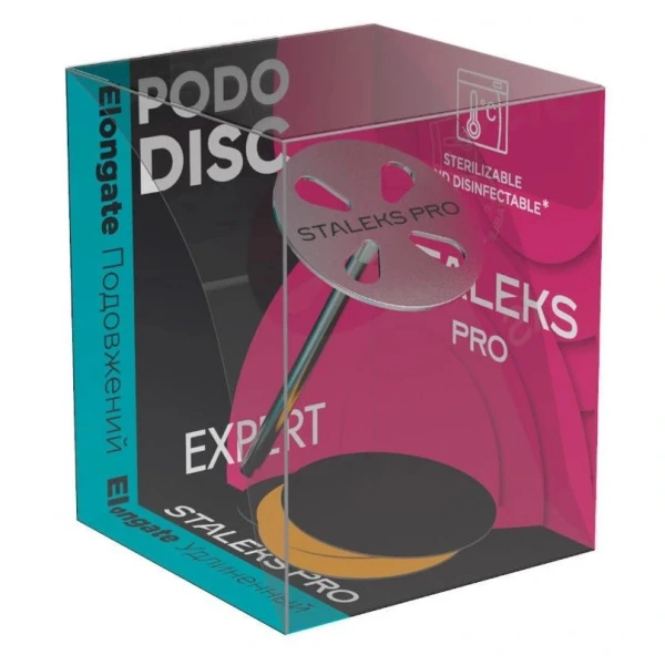 STALEKS Pro Pododisk long M 20mm+5 nakładek 180 grit