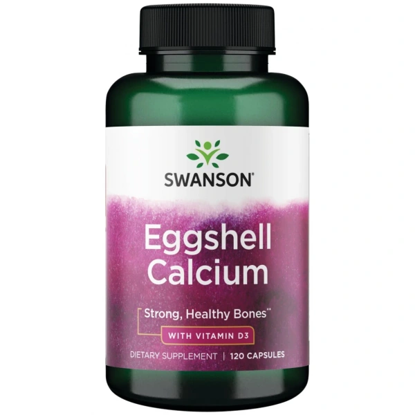 SWANSON Eggshell Calcium with Vitamin D-3 (60 caps)