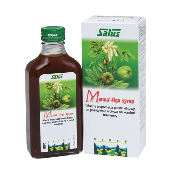 Syrop jesion mannowy - figa bezglutenowy 200 ml - salus