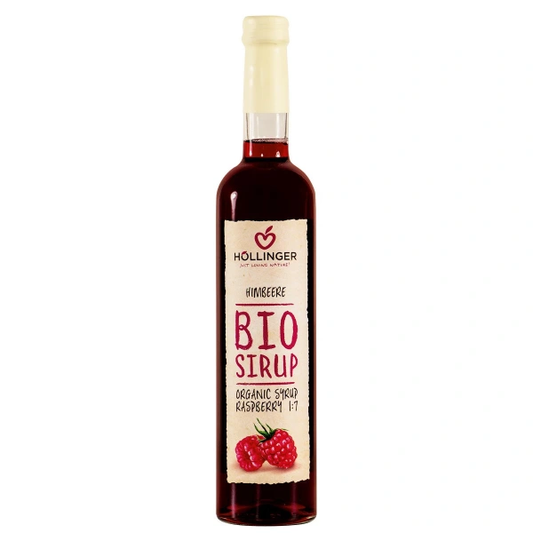 Syrop malinowy bio 500 ml - hollinger