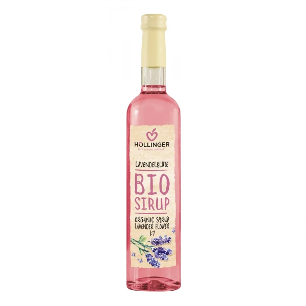 Syrop o smaku lawendy bio 500 ml - hollinger