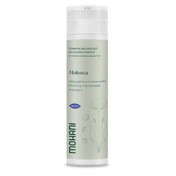 Szampon balansujacy do włosów przetłuszczających się mokosza 250 ml - mohani