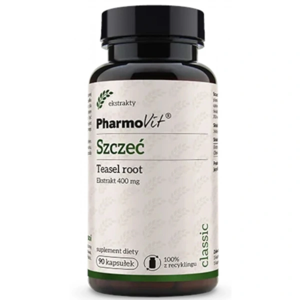 Szczeć pospolita ekstrakt (400 mg) bezglutenowa 90 kapsułek - pharmovit (classic)