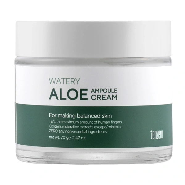 TENZERO Krem-ampułka do twarzy nawadniający Aloes 70g