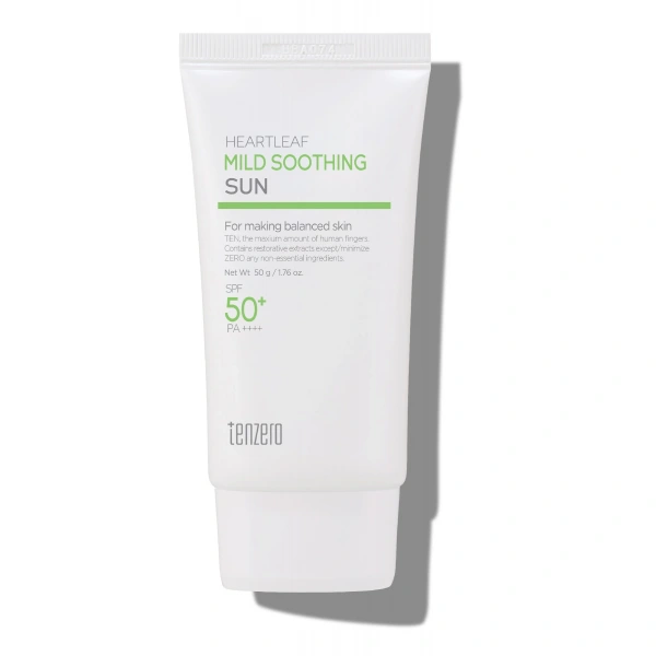 TENZERO Krem do twarzy SPF 50+ regenerujący z Pstrolistką sercowata 50 ml