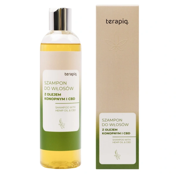 terapiq.CBD Szampon do włosów z olejem konopnym i CBD 300ml