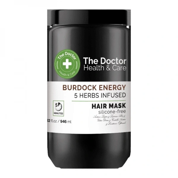 THE DOCTOR Health & Care Maska do włosów Łopian + 5 Ziół 946 ml