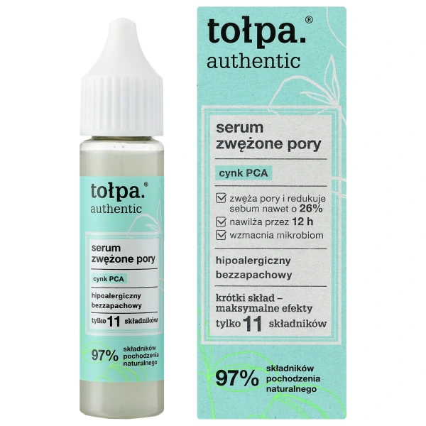 TOŁPA Authentic Serum do twarzy - zwężone pory 20 ml