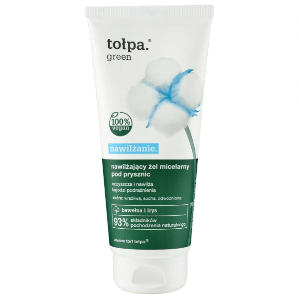 TOŁPA Green Żel micelarny pod prysznic - nawilżający 200 ml