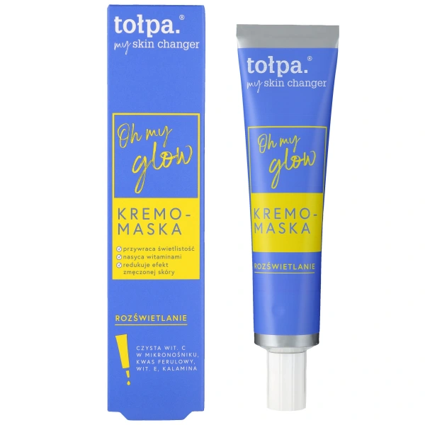 TOŁPA My Skin Changer Kremo-maska do twarzy Oh My Glow - rozświetlanie 40 ml