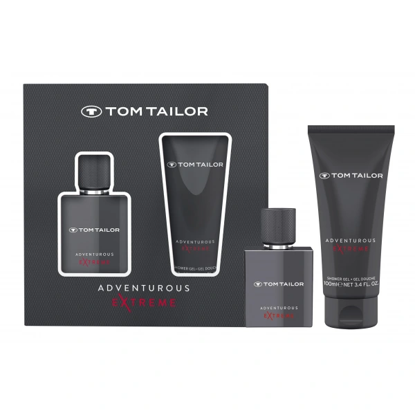 TOM TAILOR Adventurous Extreme Zestaw prezentowy męski (woda toaletowa 30 ml + żel pod prysznic 100 ml)