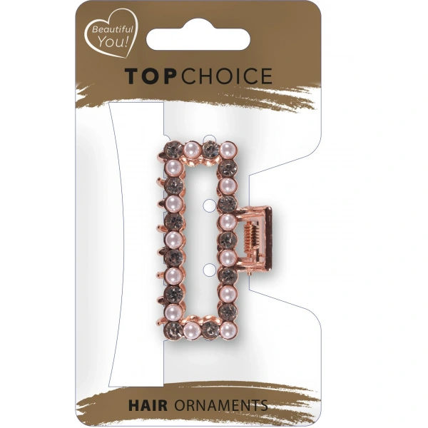 TOP CHOICE Klamra do włosów - Rose Gold
