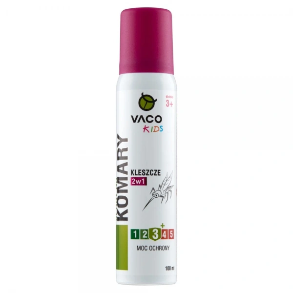 VACO KIDS Spray na komary i kleszcze 2w1 100ml