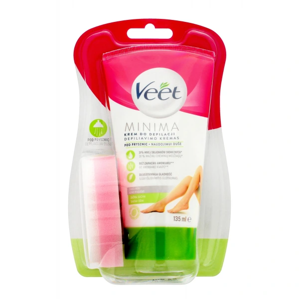 Veet Krem do depilacji skóry pod prysznic Silk & Fresh - skóra sucha  135ml
