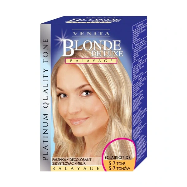 VENITA Blonde De Luxe Rozjaśniacz do włosów (5-7 tonów) - Balayage (włosy z pasemkami) 1op.