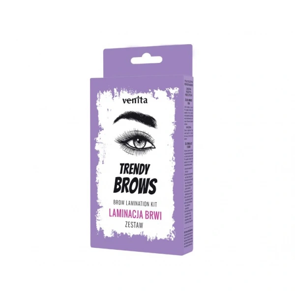 VENITA Trendy Brows Zestaw do laminacji brwi 1op.