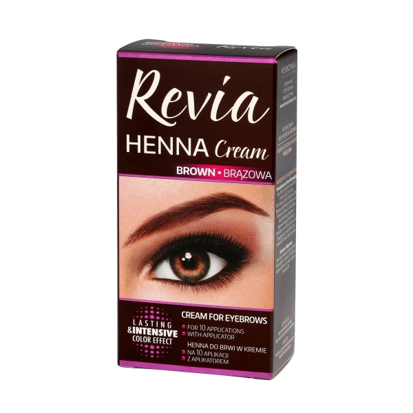 Verona Revia Henna do brwi w kremie Brązowa  15ml