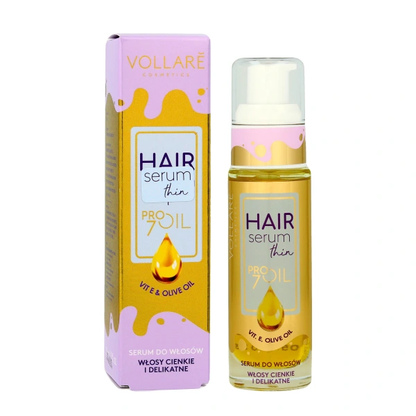 Vollare Pro Oils Extra Volume Serum do włosów cienkich i delikatnych  Witaminy E,A i D  30ml