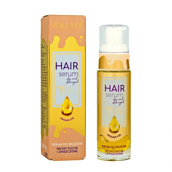 Vollare Pro Oils Intensive Repair Serum do włosów suchych i zniszczonych Argan Oil   30ml