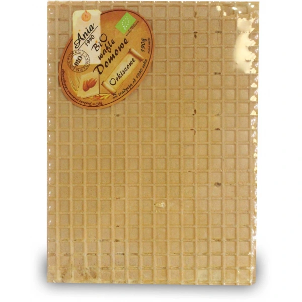 Wafle domowe orkiszowe bez dodatku cukrów bio 190 g - bio ania