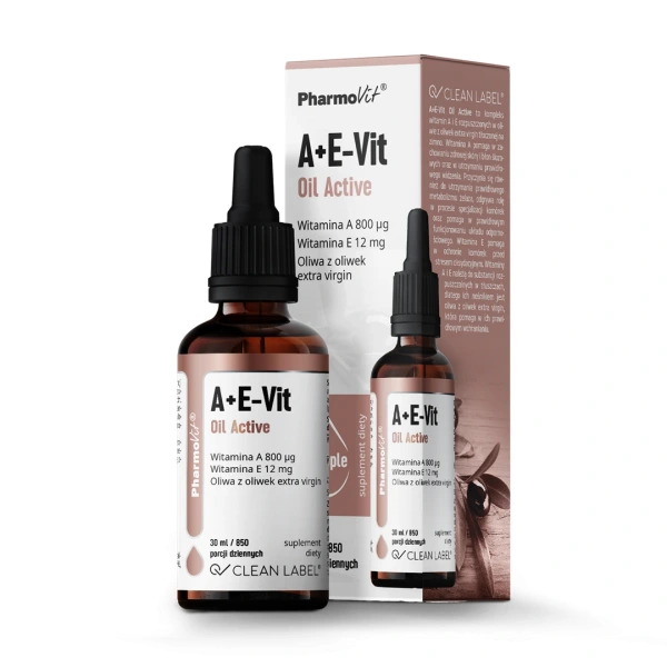 Witamina a + e w kroplach bezglutenowe 30 ml - pharmovit