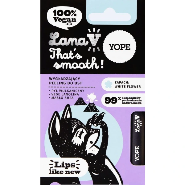 YOPE Lana V Wygładzający Peeling do ust THAT`S SMOOTH! 1szt