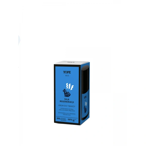 YOPE Men Wood Krem do twarzy dla mężczyzn - Siła Regeneracji 50ml