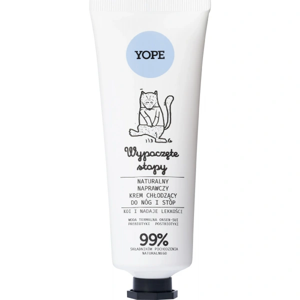 YOPE Naturalny Naprawczy Krem chłodzący do nóg i stóp - WYPOCZĘTE STOPY 75ml