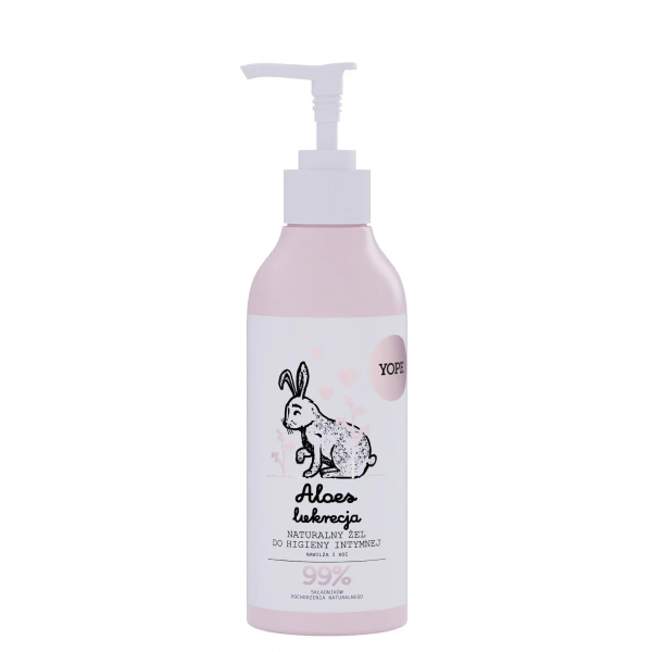YOPE Naturalny Żel do higieny intymnej Aloes i Lukrecja 300ml