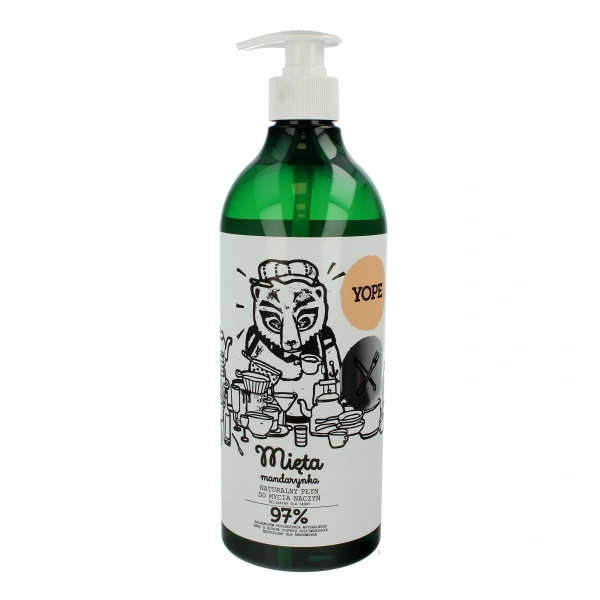 YOPE Płyn do mycia naczyń MIĘTA  750ml