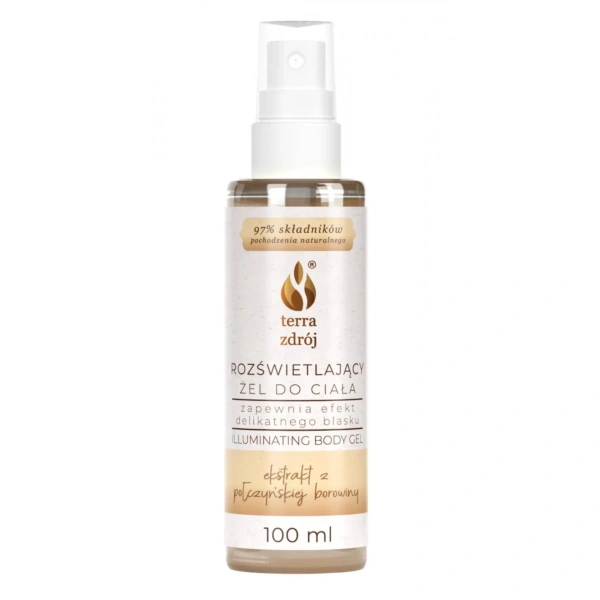 Żel do ciała rozświetlający 100 ml - terra zdrój (seria borowinowa)