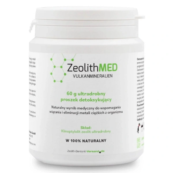 ZEOLITHMED Ultradrobny Zeolit Medyczny Mikronizowany (60 g)
