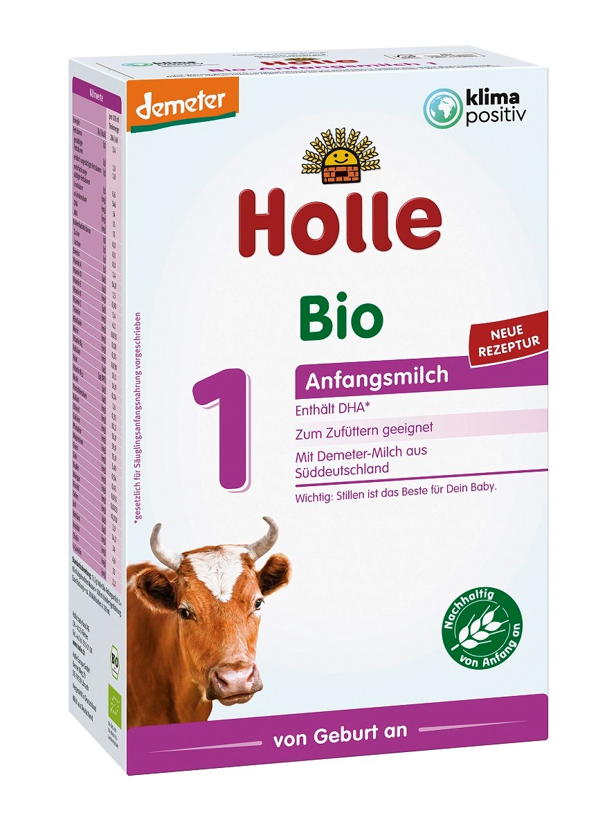 Mleko krowie 1 następne dla niemowląt po 6 miesiącu demeter bio 400 g - holle