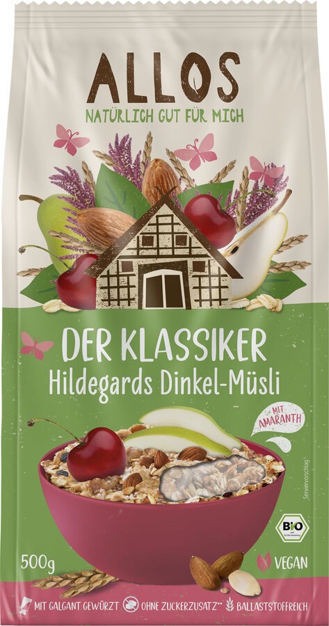 Musli orkiszowe św. hildegardy bio 500 g - allos