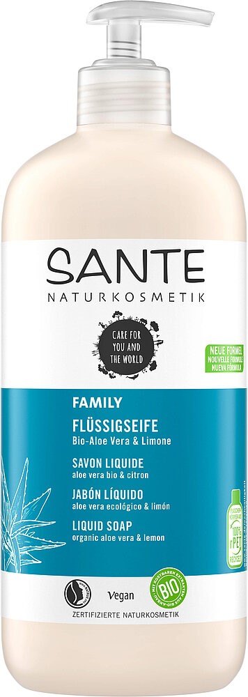Mydło w płynie aloes i cytryna eco 500 ml - sante