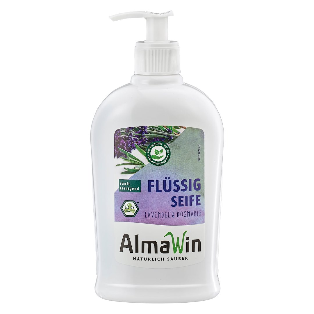 Mydło w płynie lawenda i rozmaryn eco 500 ml - almawin